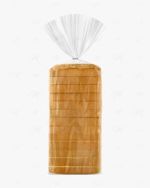 mockup embalagem de pão de forma