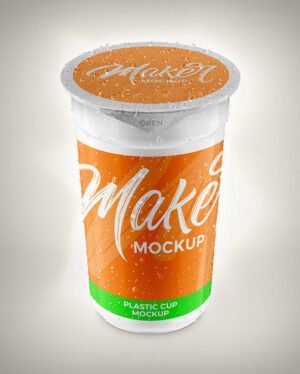 plastic cup mockup