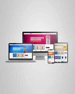 Resposive web mockups