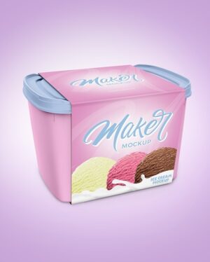 ice cream mockup