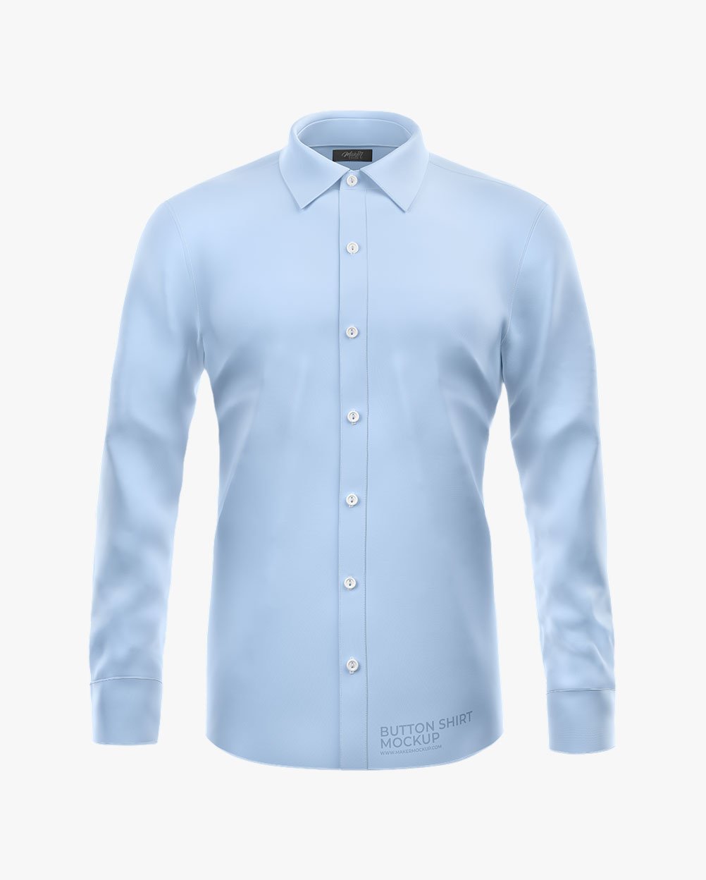 Mockup Camisa Social (Frontal) - Dress Shirt – imagem 5