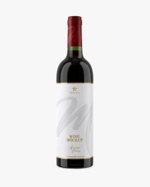 Wine Bottle Mockup