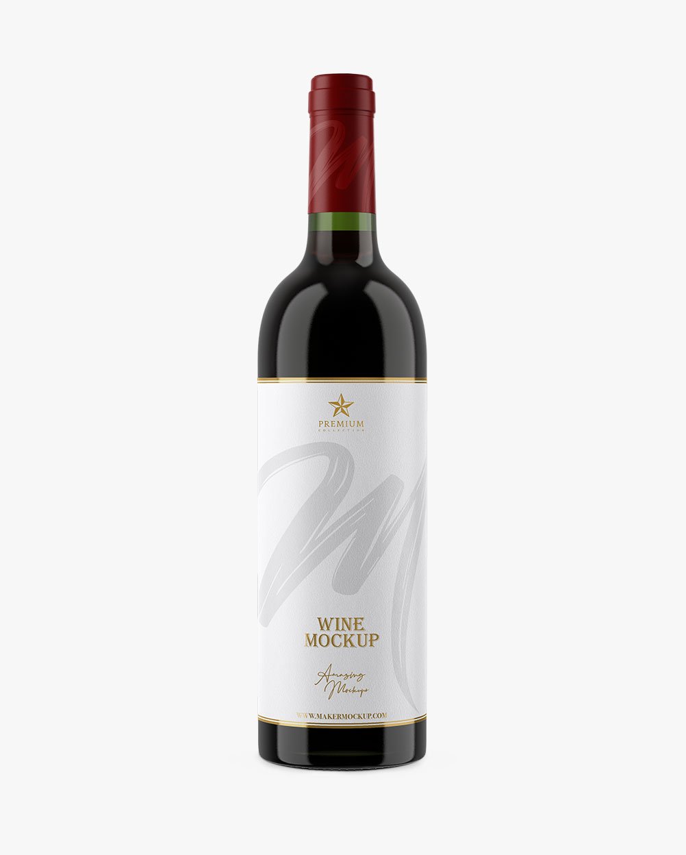 Wine Bottle Mockup Wine Mockup - Mockup Garrafa de Vinho – imagem 5