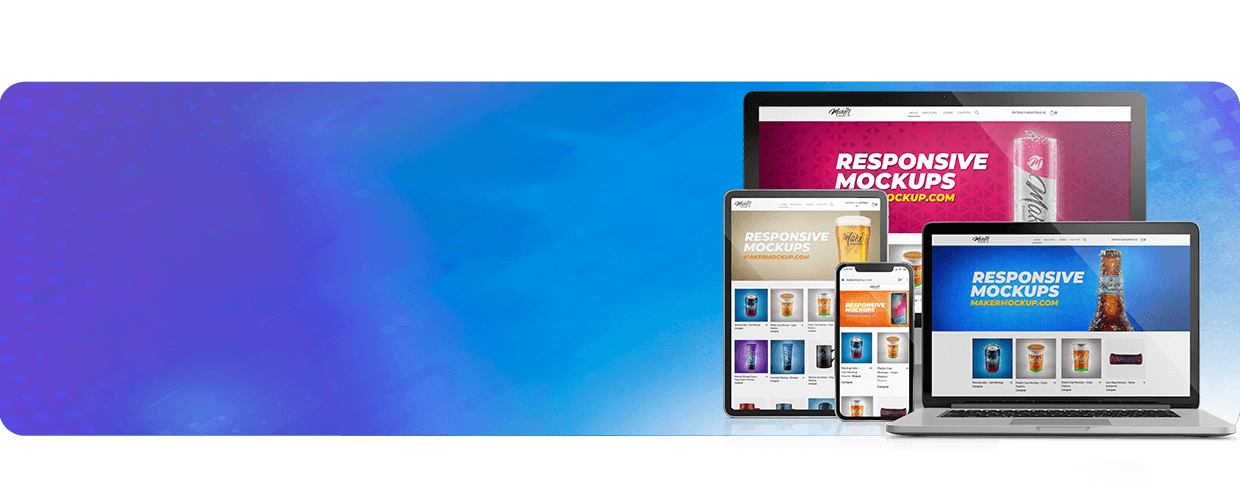 Banner thin elec – mockup editável PSD para design gráfico