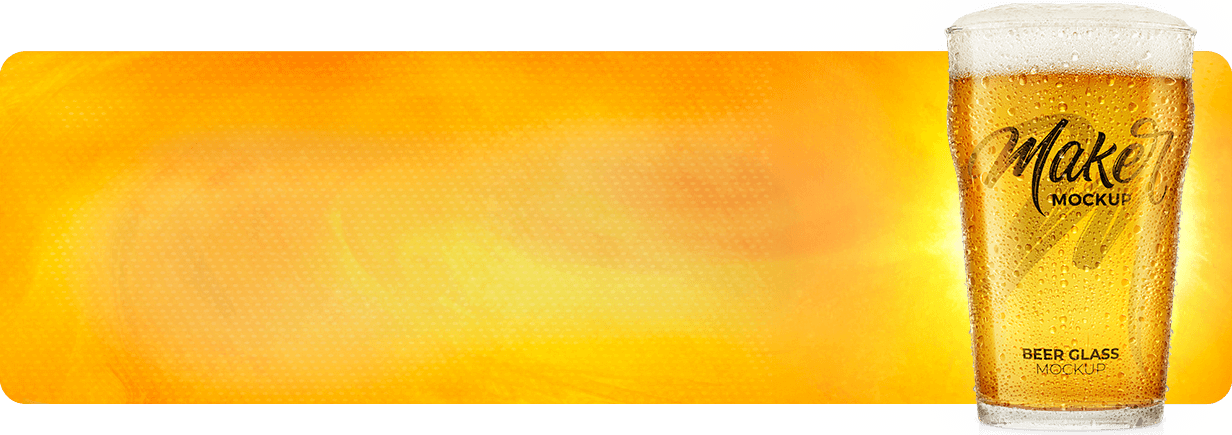 Banner thin obj – mockup editável PSD para design gráfico