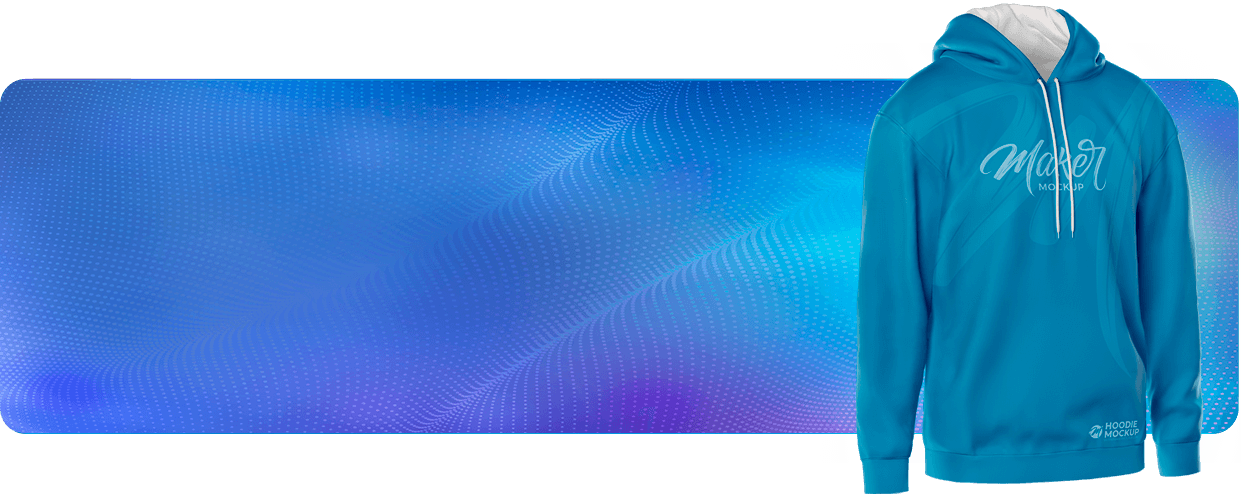 Banner thin rou – mockup editável PSD para design gráfico