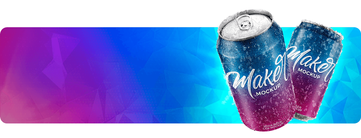 Embalagens banner – mockup editável PSD para design gráfico