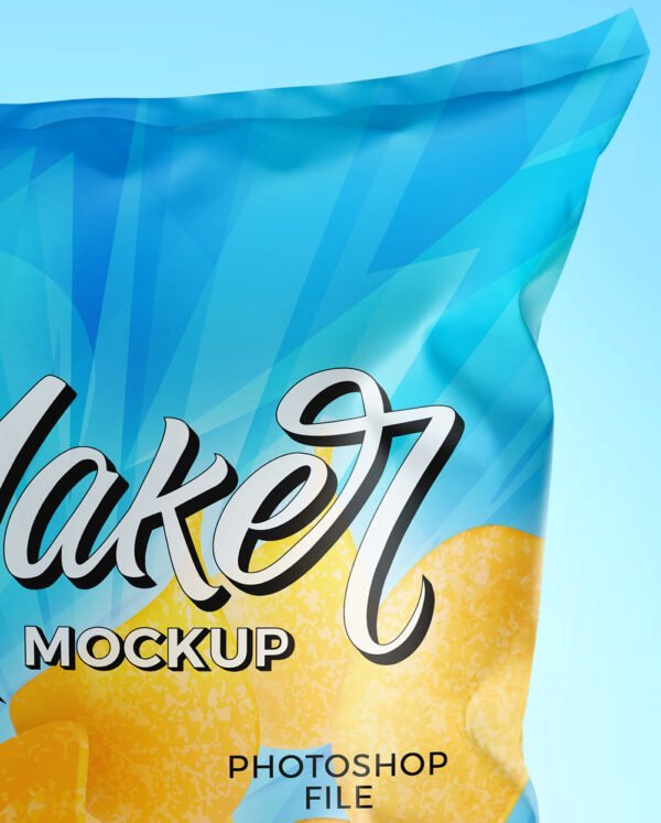 chips packaging mockup