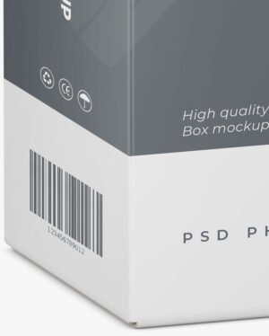 Mockup de embalagem editável PSD – packaging mockup realista para produto e branding