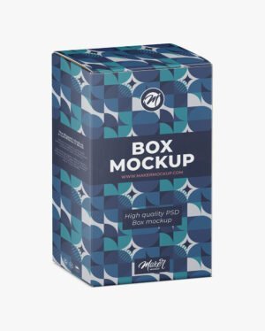 Mockup de embalagem editável PSD – packaging mockup realista para produto e branding