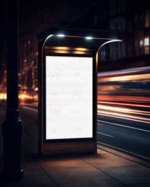 Mockup-bus-stop-billboard