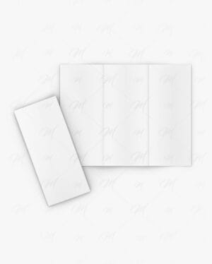 Mockup de folheto editável PSD – brochure mockup realista para design gráfico