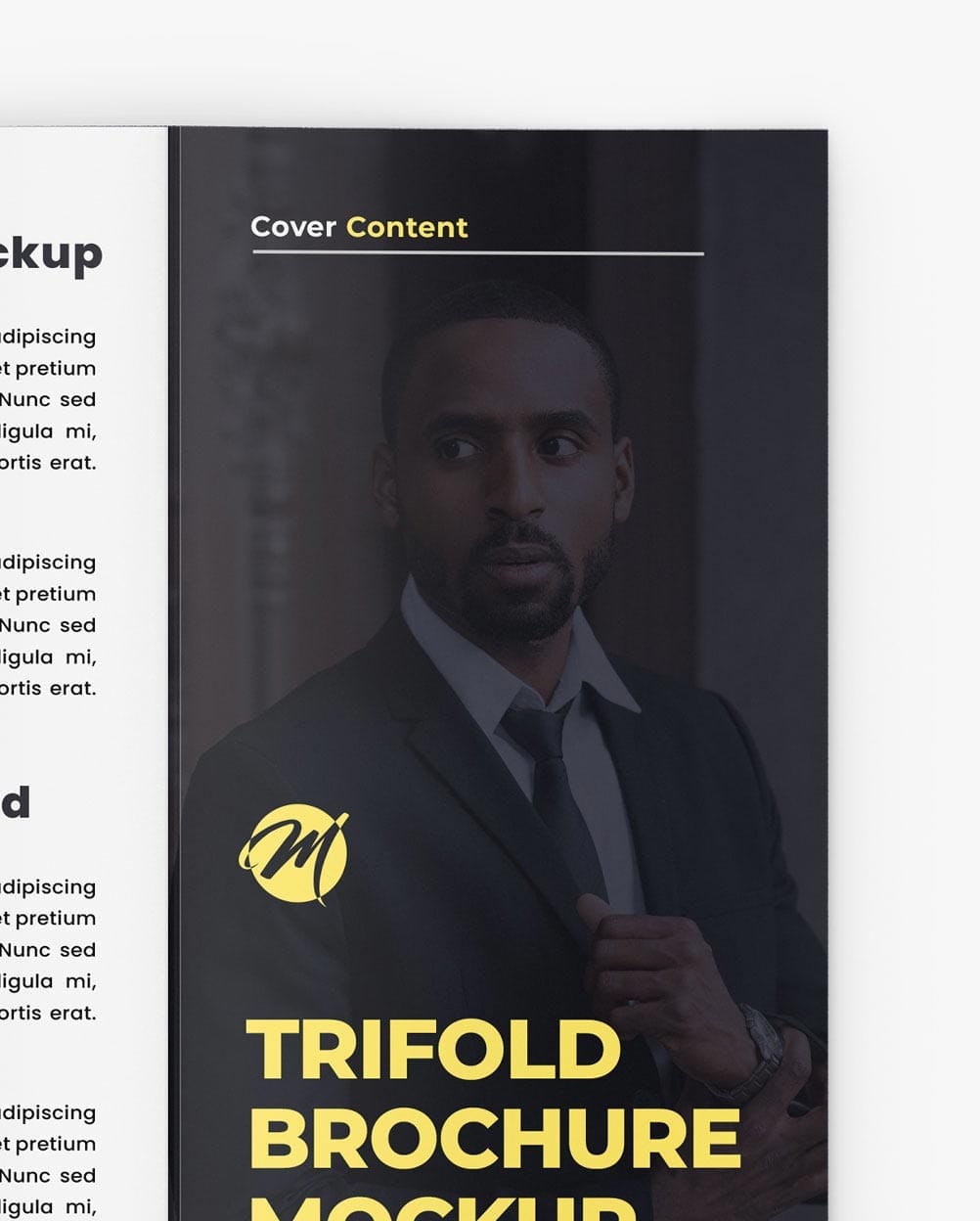 Folheto-mockup Trifold brochure mockup - Folheto Mockup – imagem principal