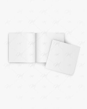 Mockup de folheto editável PSD – brochure mockup realista para design gráfico