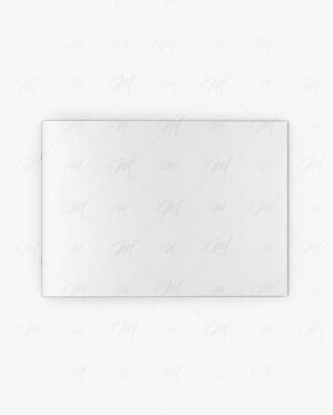 Mockup de folheto horizontal editável PSD – brochure mockup para apresentação gráfica