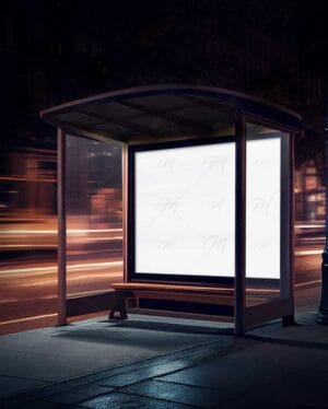 Mockup de outdoor publicitário editável PSD – billboard mockup alta resolução