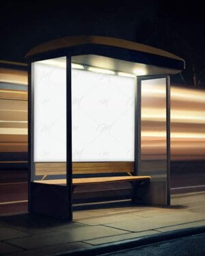 Mockup de outdoor publicitário editável PSD – billboard mockup alta resolução