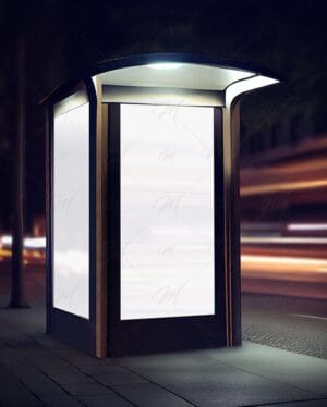 Mockup de outdoor publicitário editável PSD – billboard mockup alta resolução