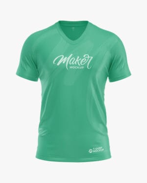 Mockup de camiseta branca editável PSD – apresentação realista de estampa frontal