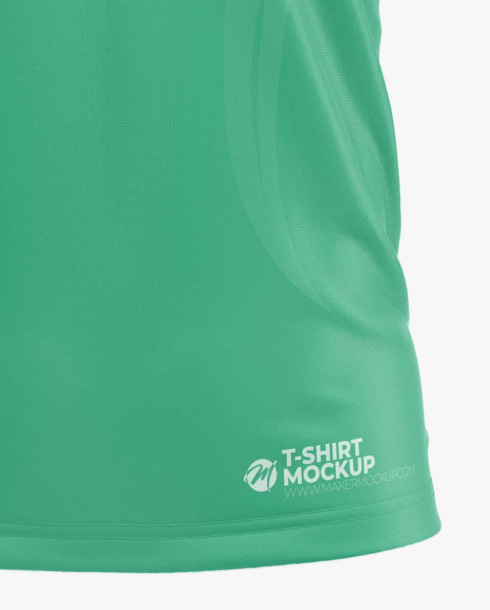 Mockup-camiseta-frente Mockup Camiseta Gola v - T-Shirt v-neck – vista frontal