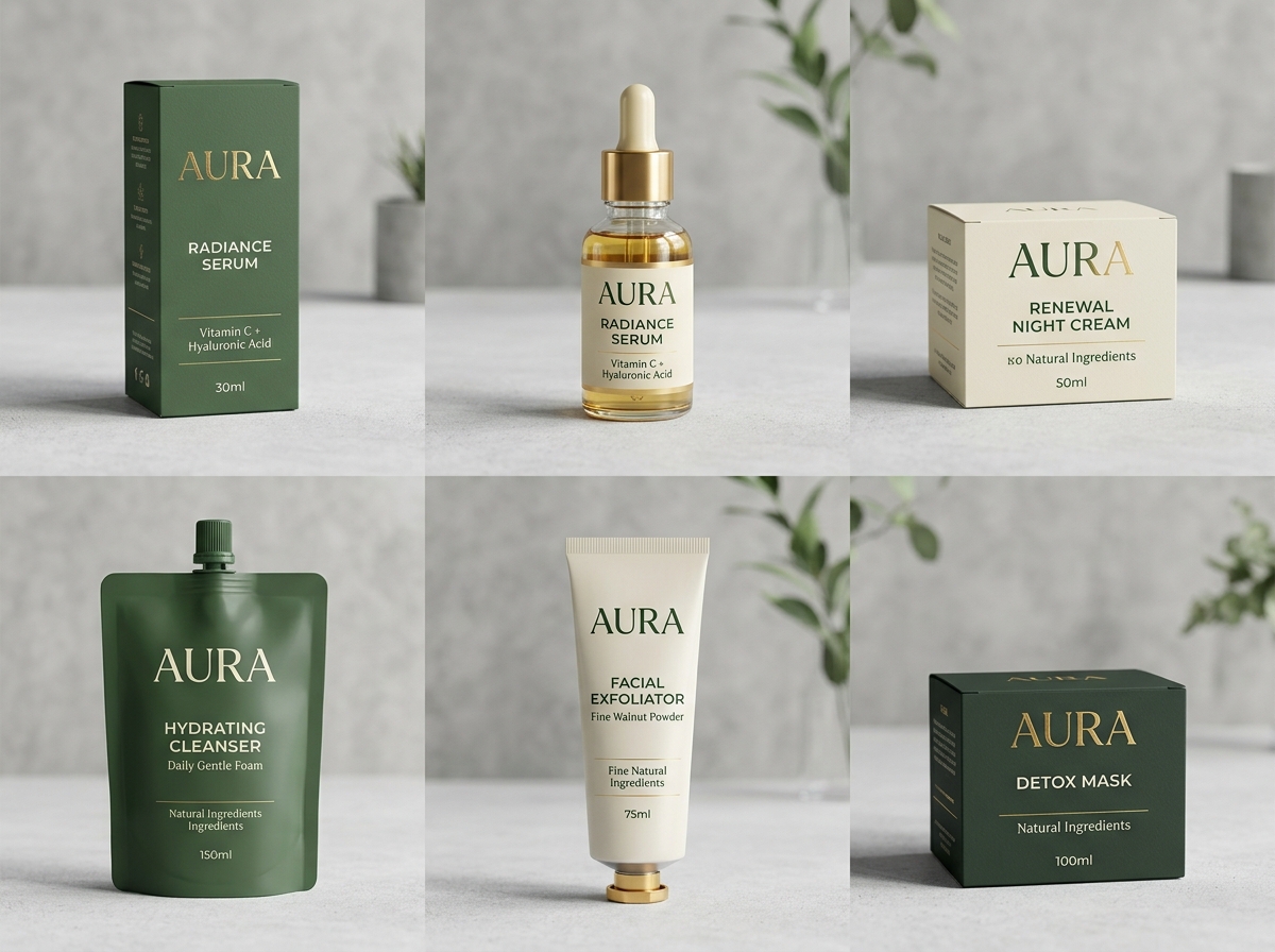 Mockup de embalagem editável PSD – packaging mockup realista para produto e branding