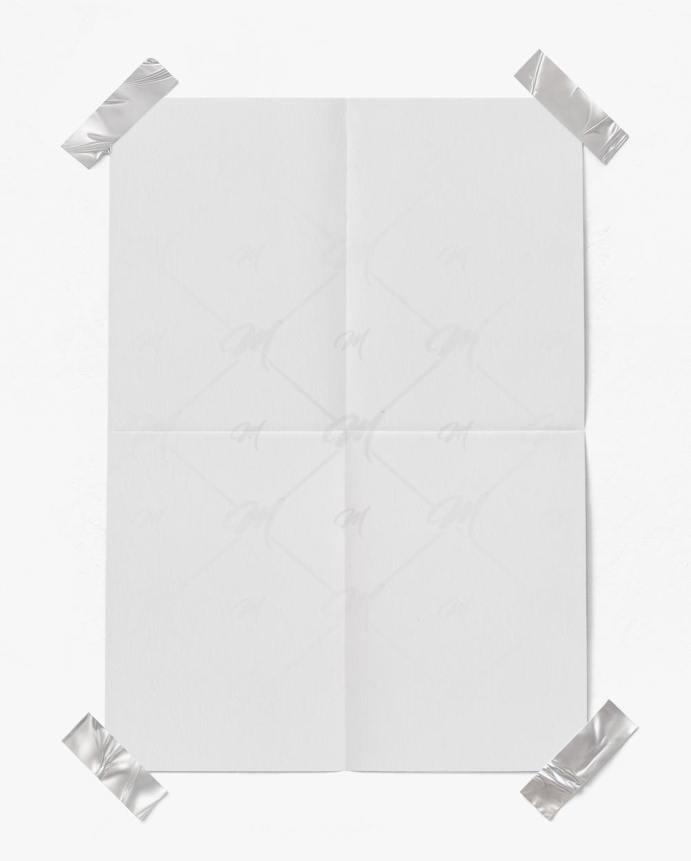 Mockup Cartaz Parede Escritório Mockup PSD Mockup Cartaz Parede Escritório PSD Realista – imagem 2