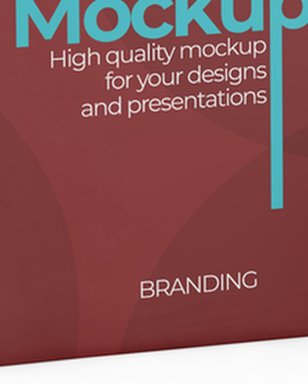 Mockup Livro Capa Dura Superfície Lisa Perspectiva Mockup PSD Mockup Livro Elegante PSD – vista frontal