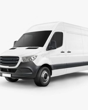 Mockup Van Carga Estúdio Fotográfico - Mockup PSD Mockups de Veículos Editável