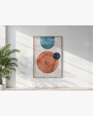 Mockup Quadro Moldura Parede Interna - Vista Frontal Mockup Mockups de Publicidade para Download