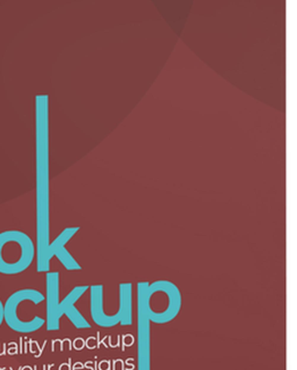 Mockup Livro Capa Dura Superfície Lisa Apresentação Design PSD Mockup Livro Elegante PSD – vista frontal