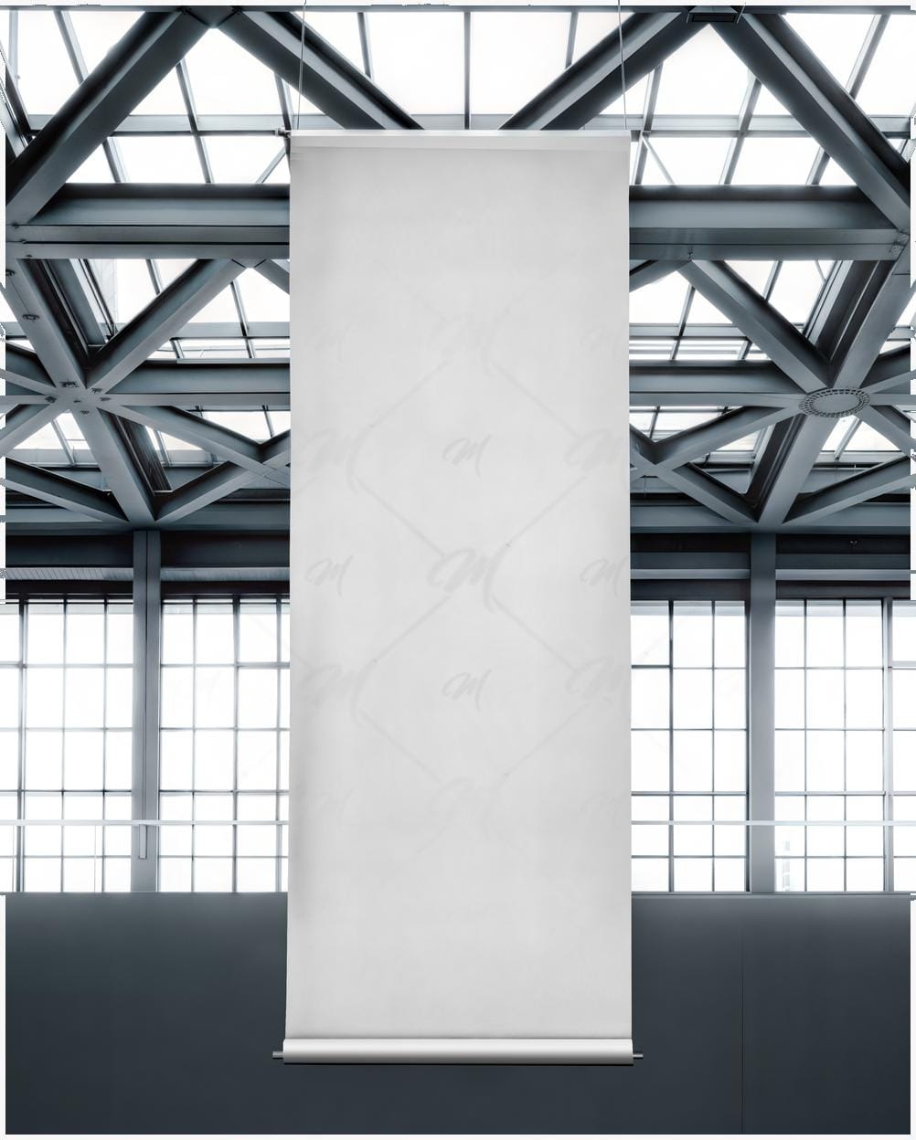 Mockup Banner Suspenso Feira Mockup PSD Mockup Banner Suspenso Feira - Mockup PSD Mockups de Publicidade Editável