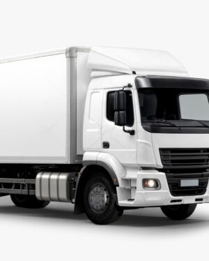 Mockup Caminhão Carga Estúdio Fotográfico Profissional - Mockup PSD Mockups de Veículos Editável