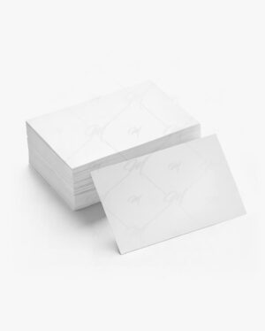 Mockup Cartão Visita Superfície Lisa Premium - Mockup PSD Mockups para Papelaria Editável