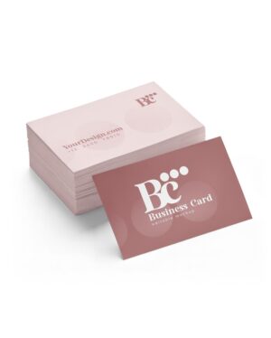 Mockup Cartão Visita Superfície Lisa Premium - Vista Frontal Mockup Mockups para Papelaria para Download