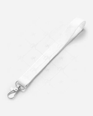 Mockup Cordão Crachá Mesa Neutra - Mockup PSD Mockups de Objetos Editável