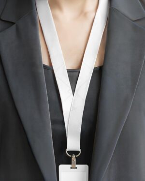 Mockup Crachá Cordão Escritório - Mockup PSD Mockups de Objetos Editável