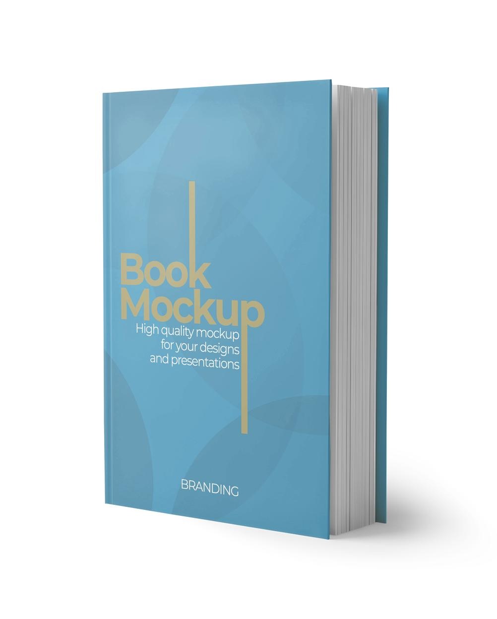 Mockup Livro Capa Dura Estúdio Vista Frontal PSD Mockup Livro Capa Dura Estúdio - Vista Frontal Mockup Mockups de Objetos para Download