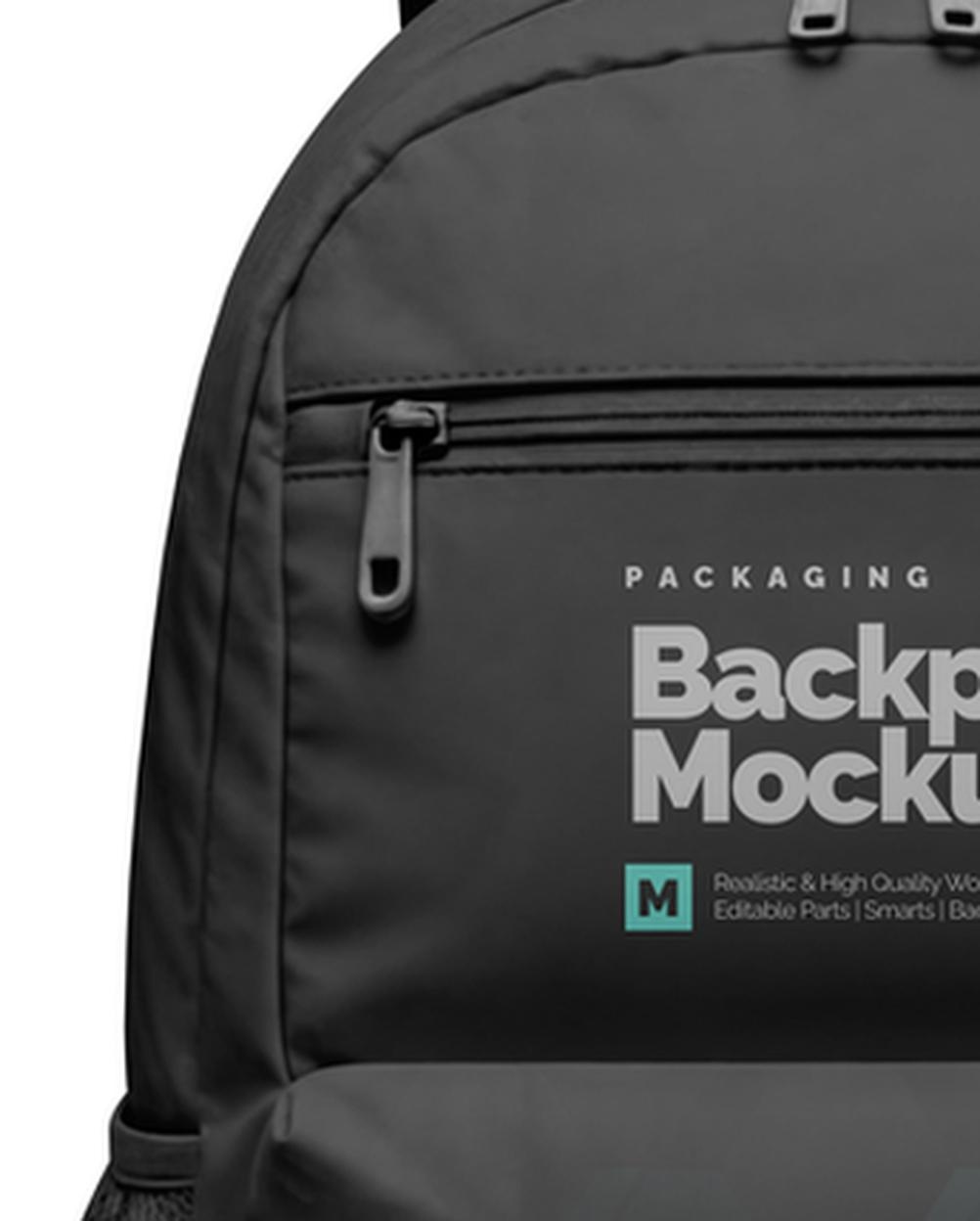 Mockup Mochila Superfície Neutra Premium Mockup Editável Mockup Mochila Superfície Neutra Premium - Mockup Mockups de Objetos Editável no Photoshop
