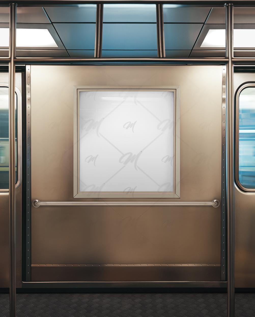 Mockup Painel Publicitário Metrô Mockup PSD Mockup Painel Publicitário Metrô - Mockup PSD Mockups de Publicidade Editável