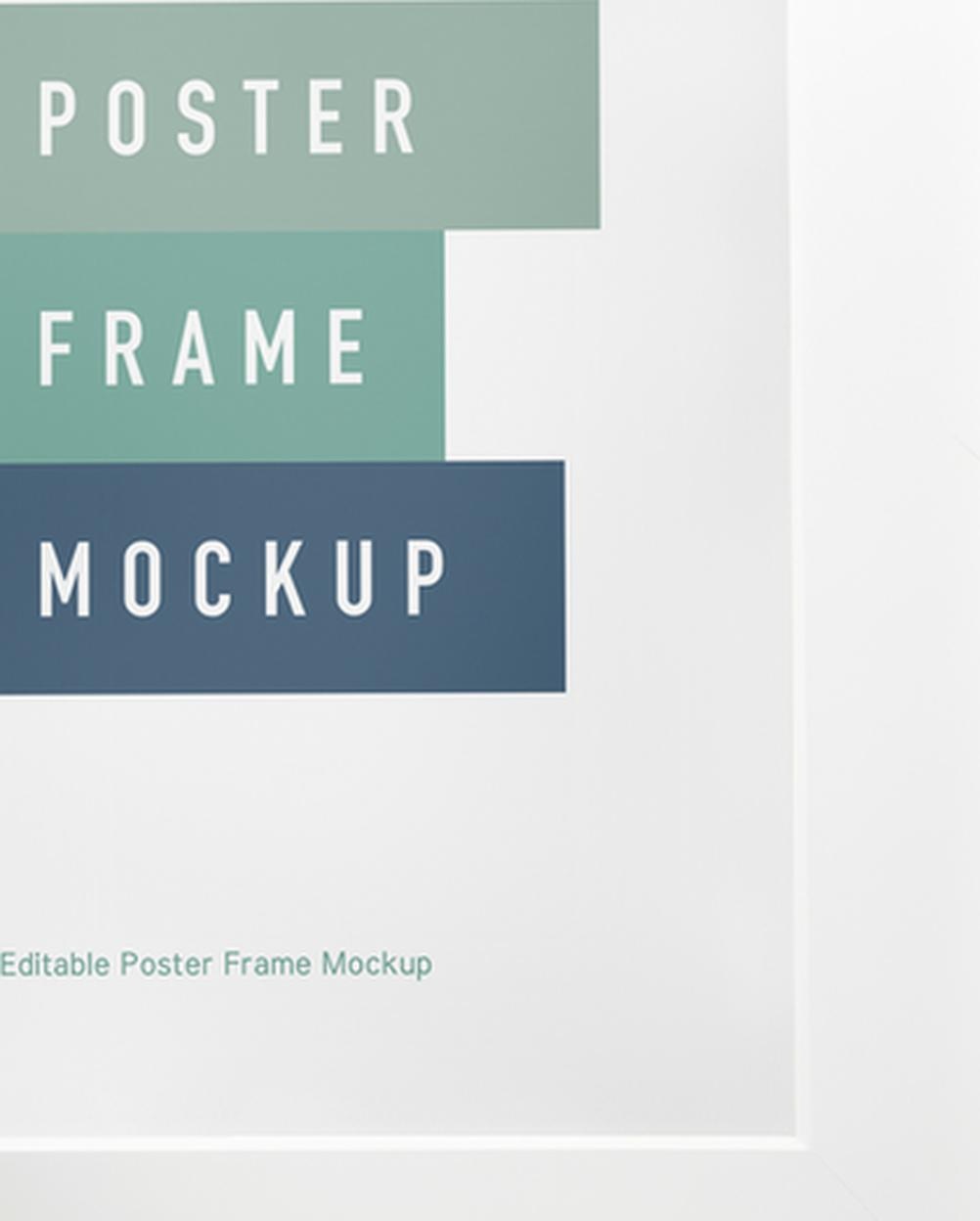 Mockup Quadro Mesa Minimalista Detalhe Realista Mockup Quadro Mesa Minimalista - Detalhe Realista Mockups de Publicidade Mockup Profissional