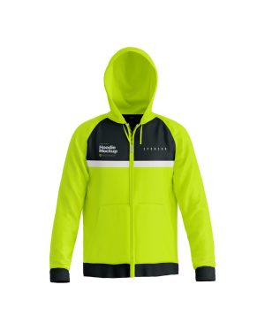 Mockup Hoodie Superfície Neutra - Vista Frontal Mockup Mockups de Roupas para Download