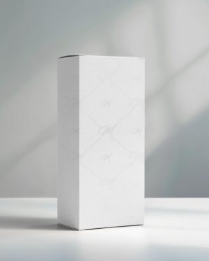 Mockup Caixa Embalagem Mesa Iluminada - Mockup PSD Mockups de Embalagens Editável